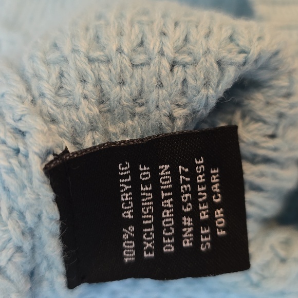 Sugar Rush Girls Light Blue Sweater with Antler Design NWT - Picture 7 of 10